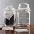 Wedding Wishes Personalized Keepsake Jar