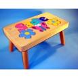Puzzle Stool with Flowers (1-8 Letters)