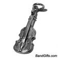 Silver Violin Charm