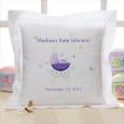 Personalized Heirloom Linen Baby Pillow