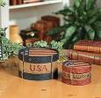 USA Drums Paper Mache Boxes