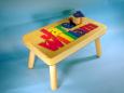 Nat. Personalized Two Name Stool(Small 1-8 letters)