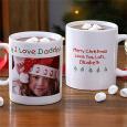 Personalized Loving You Holiday Photo Coffee Mug