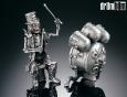 Skeleton Drummer Figurine - Pewter