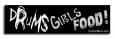 Drum, Girls, Food Sticker