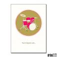 Drum Set Greeting Card