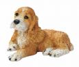 Brown Cocker Spaniel Puppy Dog Statue