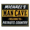 Go Team Personalized Man Cave Sign