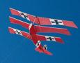 Fokker Triplane Model Airplane Kite Kit