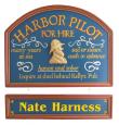 Harbor Pilot Hanging Sign - Personalized