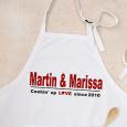 Personalized Apron - Cooking Up Love Design
