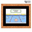 Swimmer Cartoon Print - Personalized