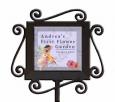 Personalized Fairy Ceramic and Iron Garden Stake