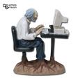 Worker Skeleton Figurine