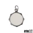 Tambourine Charm - Silver