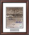 Thomson and Branca Signed, Framed Aftermath Photo
