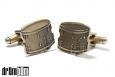 Snare Drum Cufflinks - Brass