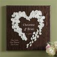 Personalized Canvas Wall Art - Heart of Roses