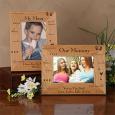 Engraved Wood Custom Picture Frame - What You Mean To Me