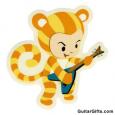 Guitar Tiger Sticker