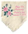 Pink Floral Anniversary Afghan