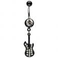 Electric Guitar Navel Ring