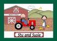 Personalized Farmer Cartoon