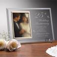Personalized Glass Anniversary Picture Frames - Reflections Collection