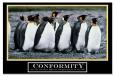 Barney's Penguin Conformity Poster