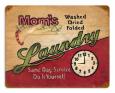 Retro Mom's Laundry Tin Sign