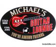 Personalized Electric Guitar Lounge Sign