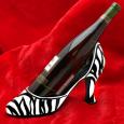 Zebra Couture Wine Bottle Holder