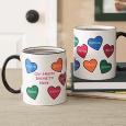 Personalized Ceramic Coffee Mug - Our Hearts Belong To You