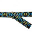 Kids World Peace Sign Ribbon Belt