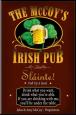 Personalized Irish Pub Sign
