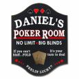 Feeling Lucky? Poker Room Custom Sign