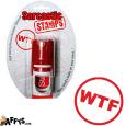 WTF Rubber Stamp