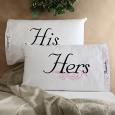 Personalized Pillowcases - His & Hers Pillowcase Set