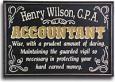 Accountant Plaque Sign - Personalized