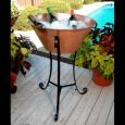 Collins Solid Copper Beverage Tub with Stand