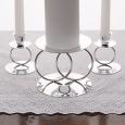 Double Ring Unity and Taper Candle Holder Set
