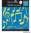 Music Notes Glow Wall Stickers