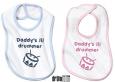 Daddy's Lil Drummer Bib
