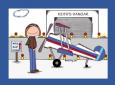 Personalized Pilot Cartoon