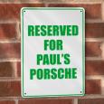 Personalized Reserved For You Street Sign