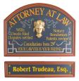 Lawyer Hanging Sign - Personalized