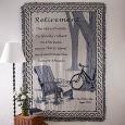 Personalized Retirement Blanket Gift - Embrace the Future Design