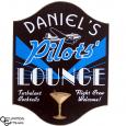 Pilot's Lounge Sign - Personalized