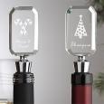 Holiday Cheer Personalized Christmas Wine Bottle Stopper