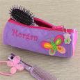 Personalized Girls Butterfly Cosmetic Bag